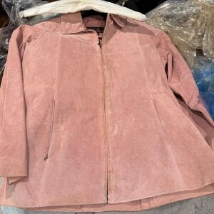 Chic Pink Leather Jacket for Women Phase Two